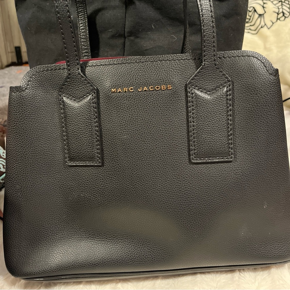 Marc Jacobs Black Leather Shoulder Bag